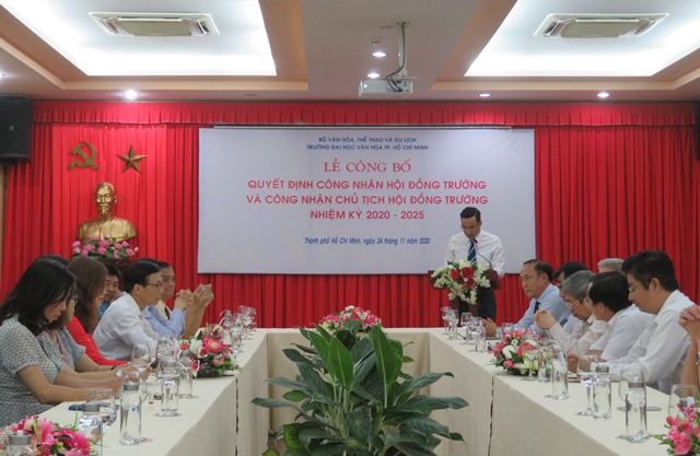 Công bố Hội đồng bet365 mobile bet
. Hồ Chí Minh nhiệm kỳ 2020-2025